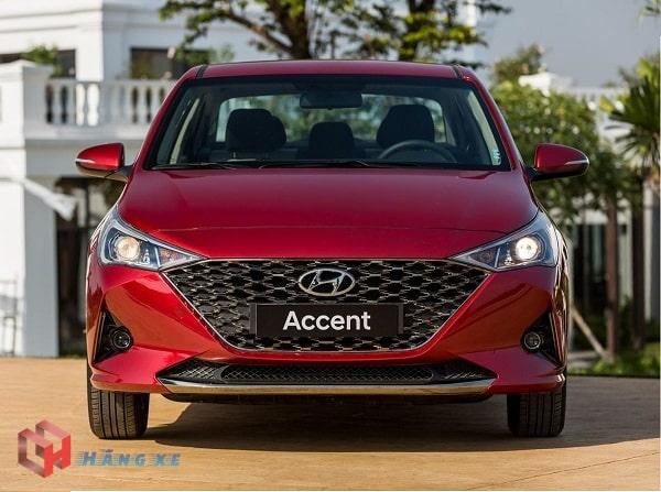 Thiết kế phần đầu xe Hyundai Accent 2021 khá ấn tượng