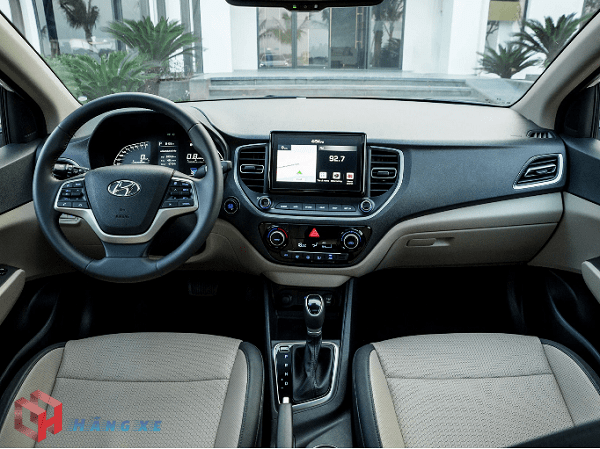 Nội thất của Hyundai Accent mới 2021