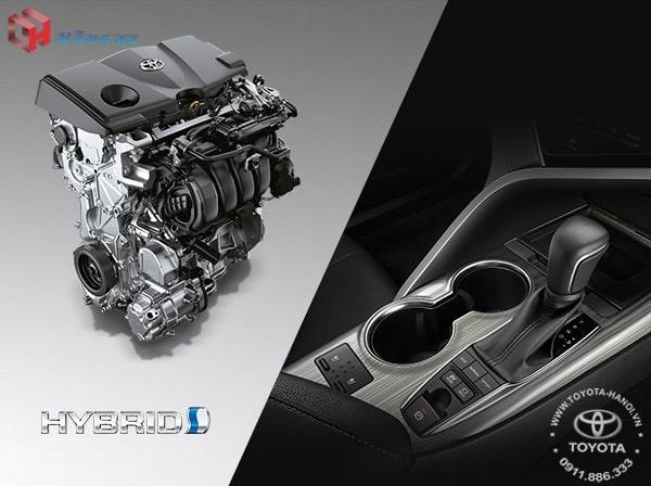 Động cơ xăng và động cơ hybrid trên xe Camry 2022