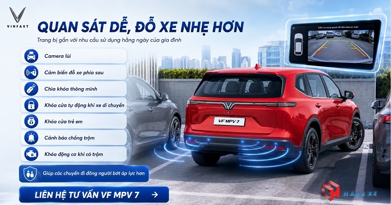 Trang bị an toàn trên Vinfast MPV 7